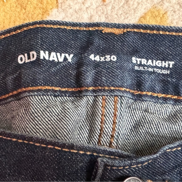 NWT Men’s Old Navy Jeans 44 x 30 WOW STRAIGHT Non-Stretch - Picture 3 of 5
